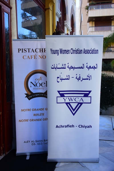 Young Women Christian Association lunch at Villa Linda Sursock